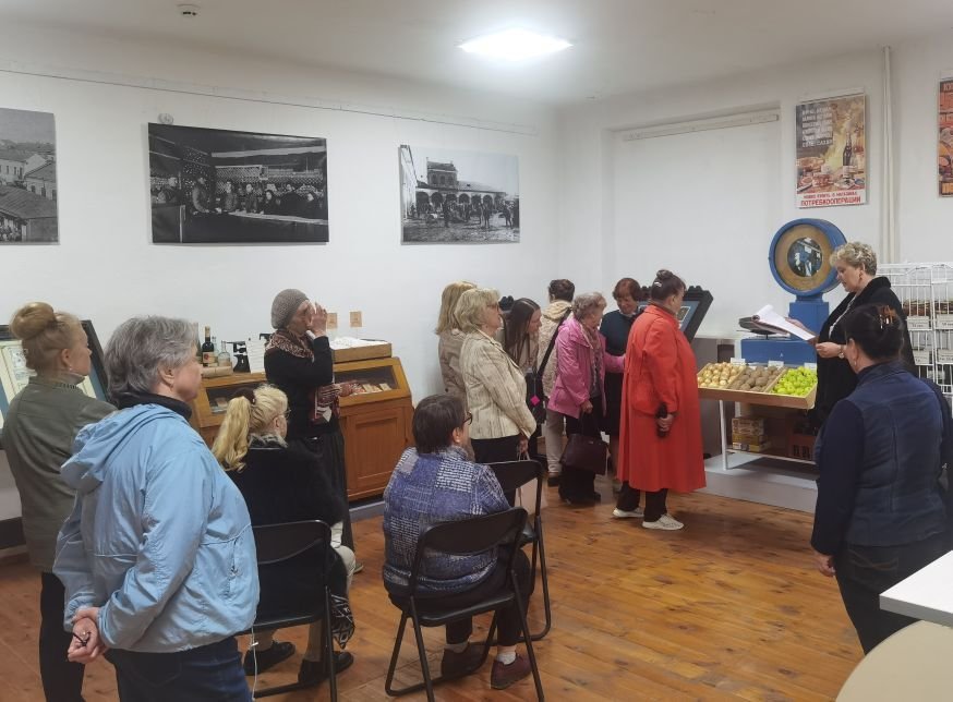 At the exhibition "ProSOVTORG, or the development of trade in Polotsk in 1919-1991." Polotsk, 2023